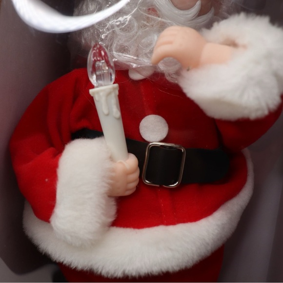 Vintage 90s Mr and Mrs Santa Claus 15” Danson Christmas Figure Music and Motion - Picture 7 of 16